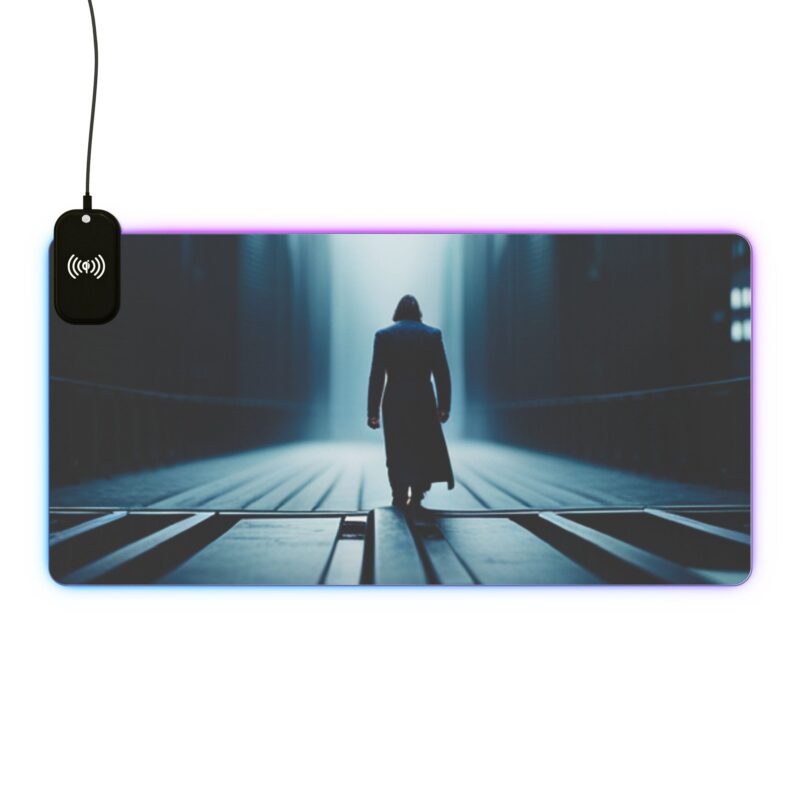 LED Gaming Mouse Pad, Wireless Charging - Image 8