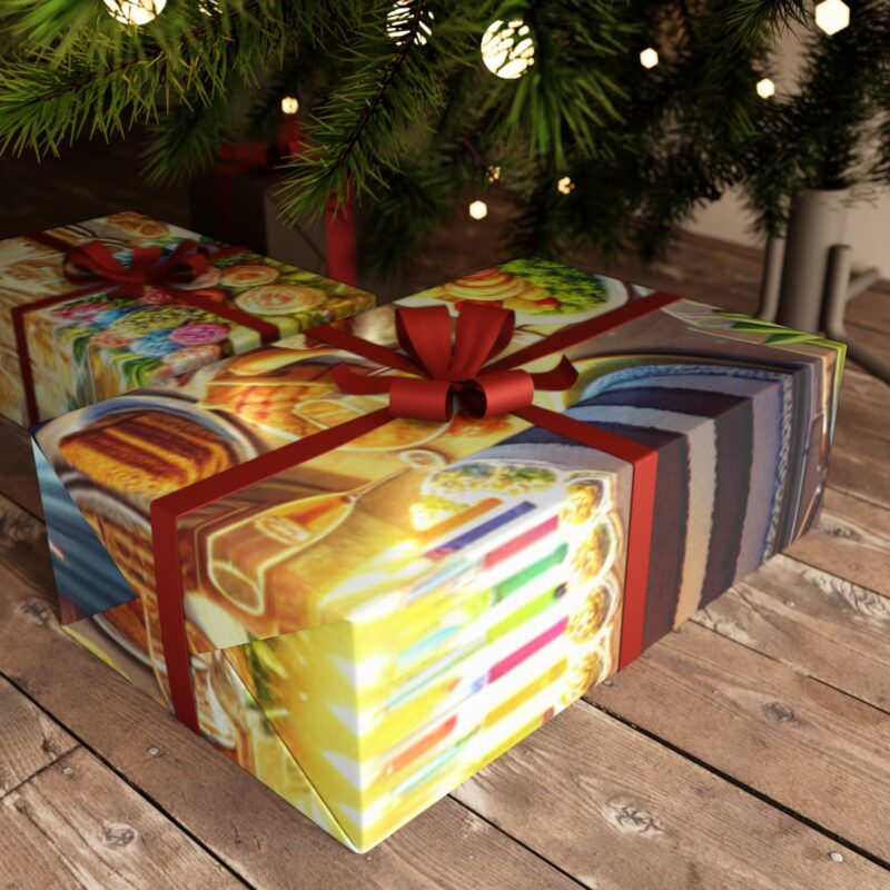 Gift Wrapping Paper Sheets, 1pc