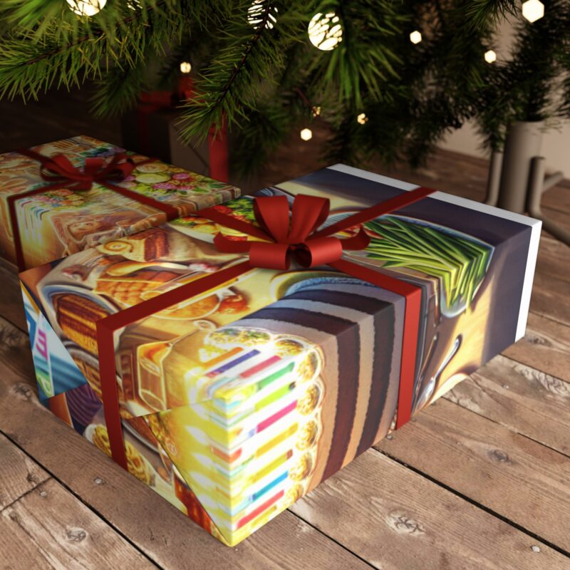 Gift Wrapping Paper Sheets, 1pc - Image 4