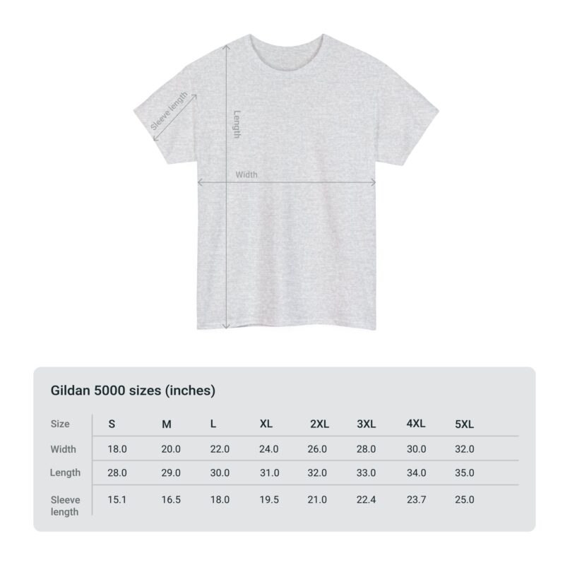 Unisex Heavy Cotton Tee - Image 54